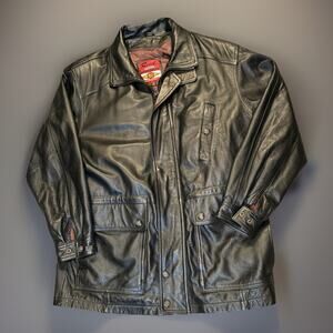 Vintage Men's Reed Leather Thinsulate Sportswear Jacket Size 44 HAPPY 2026!